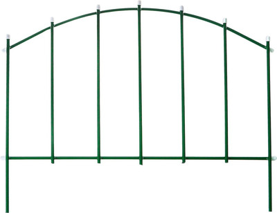 Изгородь декоративная Sima-Land Вертикаль 68x410см 5 секций / 2083034 (зеленый)