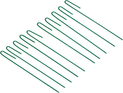 Опора для растений GREENGO Колышек 4191905 (10шт, зеленый)