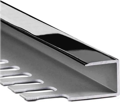 Профиль декоративный Profiling Окантовочный ПО-П12 (2.7м, серебристый глянец)