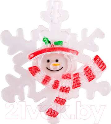 Световая фигурка Neon-Night Снежинка со снеговиком 501-021