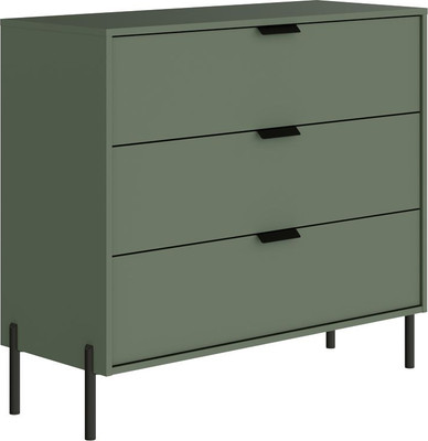 Комод Black Red White Paloma KOM3S (дымчатый зеленый)