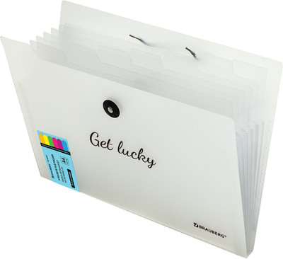 Папка для бумаг Brauberg 271928 (прозрачный)