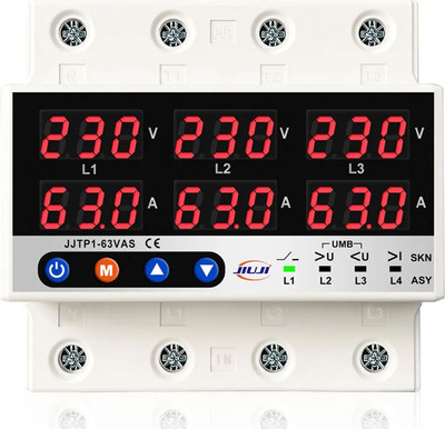 Реле напряжения DEKRON 63A / JJTP1-63