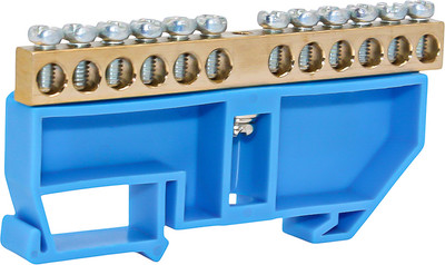 Шина нулевая DEKRON 6x9-12 / AN0803-0005 (синий)