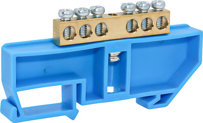 Шина нулевая DEKRON 6x9-6 / AN0803-0002 (синий)