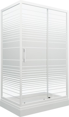 Душевой уголок Triton Фьюжн 100x80 А Полосы