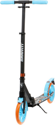 Самокат городской Graffiti Lux 200 / 10205138 (черный)