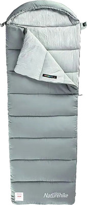 Спальный мешок Naturehike CNK2350WS023 M300 (серый, молния слева)