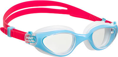 Очки для плавания Mad Wave Agile Junior (голубой)