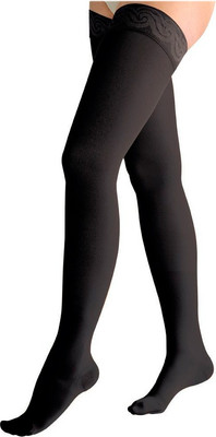 Чулки компрессионные Aries Avicenum 360 с кружевом и закрытым носком / 9999 (L, long)