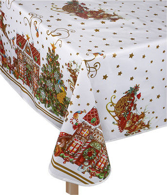 Скатерть No Brand Перспектива Флер с бейкой 140x110 / 109358