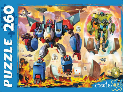 Пазл РЫЖИЙ КОТ Мир трансформеров / ПУ260-7724 (260эл)