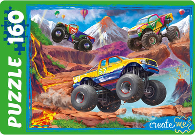 Пазл РЫЖИЙ КОТ Крутой вираж / УК160-4979 (160эл)