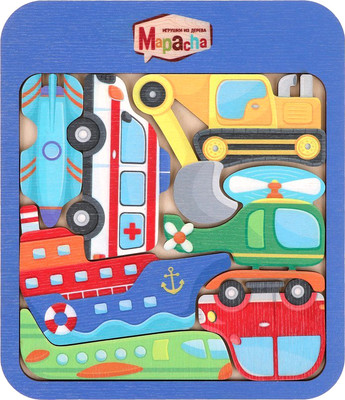 Развивающая игра Mapacha Головоломка Транспорт / 962509