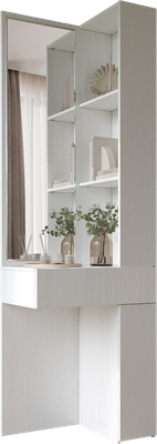 Угловое окончание для шкафа Евва Лайн 02L ЛН-TU.450.02L (бодега белый)