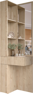 Угловое окончание для шкафа Евва Лайн 02R ЛН-TU.450.02R (гикори кингстон)