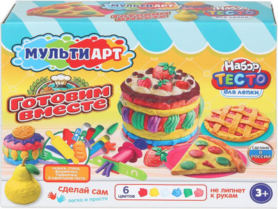 Набор для лепки MultiArt Готовим вместе / PDSET-MA120041