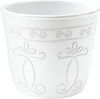 Кашпо La Decoro Ажур КШ-7968 (белый/белый)