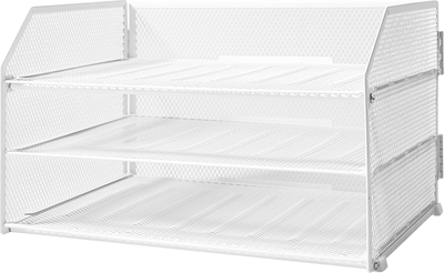 Лоток для бумаг Deli PB115 (белый)