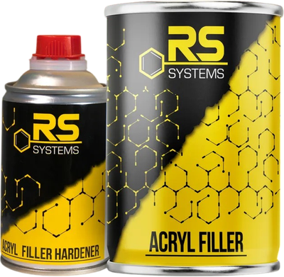 Грунтовка автомобильная RS 5+1 HS 0201-3.366-RS-075+0501-83 (900мл, белый)