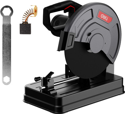 Профессиональная отрезная пила Deli XQ355-1E (серый/желтый)