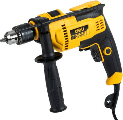 Дрель Deli CZ13-E5 (желтый/черный)