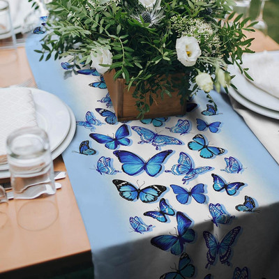 Дорожка на стол Текстильный городок Полет мотылька / ТХбК29031-1/50