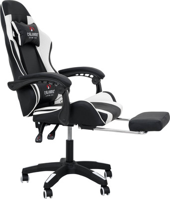 Кресло геймерское Calviano 1584 (черный/белый, PU)