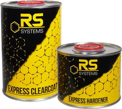 Лак автомобильный RS HS Экспресс RS Акриловый 0101-205-RS-10+0501-805-R (1.5л, бесцветный)