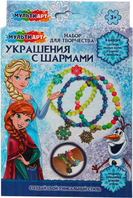 Набор для создания украшений MultiArt Снежная принцесса / BRAC-123235
