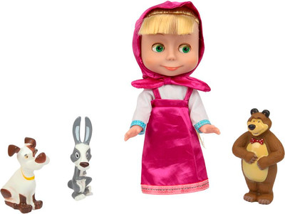 Кукла с аксессуарами Карапуз Маша и Медведь маша / 83033AN23