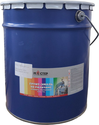 Грунт-эмаль МАСТЕР АУ 3 в 1 (20кг, зеленый)