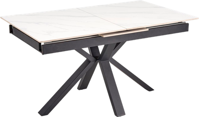 Обеденный стол Halmar Platan / V-CH-PLATAN-ST (белый мрамор/черный)