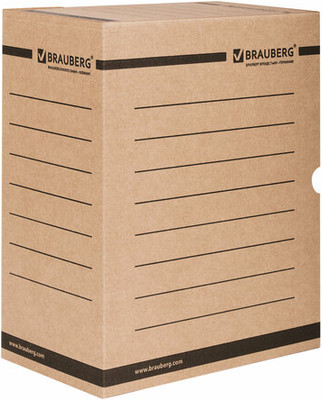 Коробка архивная Brauberg 124849