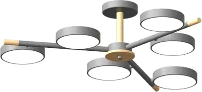 Люстра LED4U L3208-800 GR