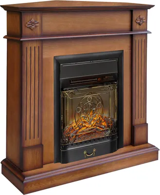 Каминокомплект Смолком Brighton Corner STD-ASP Majestic FX M Black RC (дуб антик)