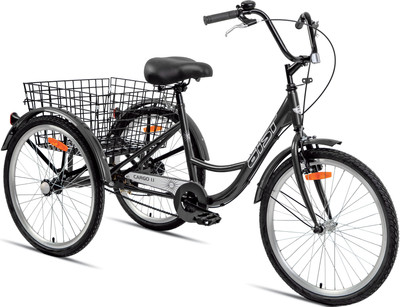 Велосипед AIST Cargo 1.1 24  2025 (графитовый)