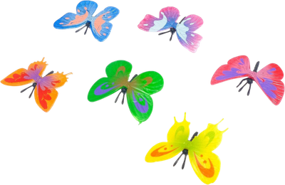 Набор фигурок игровых Sima-Land Бабочки 3839F / 3139590 (6шт)