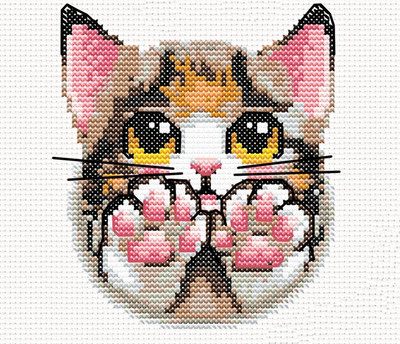 Набор для вышивания Школа талантов Милый котик / 10732309