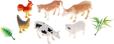Набор фигурок игровых Sima-Land Домашние животные с аксессуарами 838-7 / 198480 (6шт)