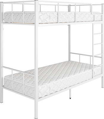 Двухъярусная кровать Князев Мебель Дебора 1 ДБ1.80.200.Б (белый муар)