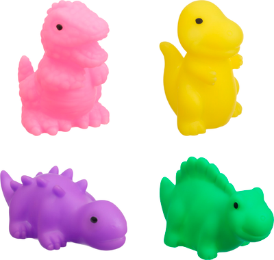 Набор игрушек для ванной Крошка Я Динозавры / 10095839 (4шт)