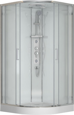 Душевая кабина Adema Витте Ронда 100 (хром/прозрачное стекло)