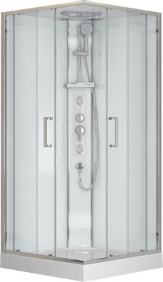 Душевая кабина Adema Витте Квадро 90 (белый/прозрачное стекло)