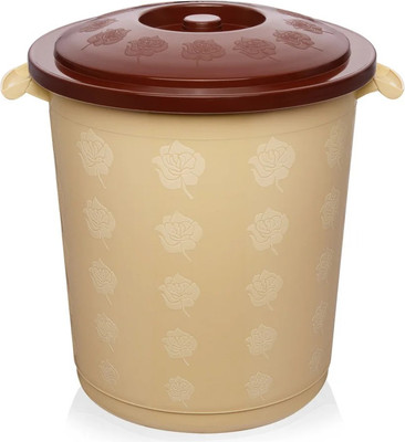 Бочка пластиковая Эльфпласт EP013 (50л, бежевый/коричневый)