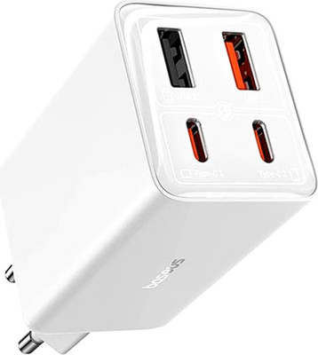 Зарядное устройство сетевое Baseus GaN6 Pro 100W EU / P10162705212-00 (белый)