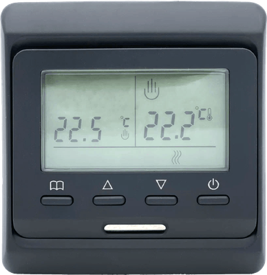 Терморегулятор для теплого пола Menred E51.716 с WiFi (черный)