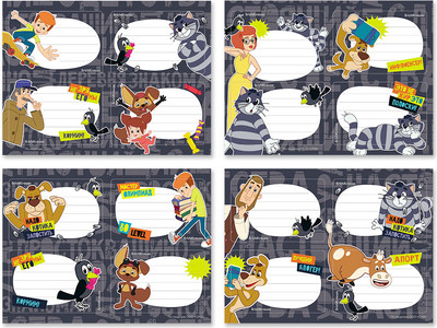 Набор наклеек Erich Krause Простоквашино / 62026