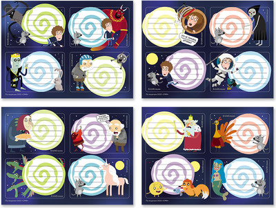 Набор наклеек Erich Krause Приключения Пети и Волка / 62027