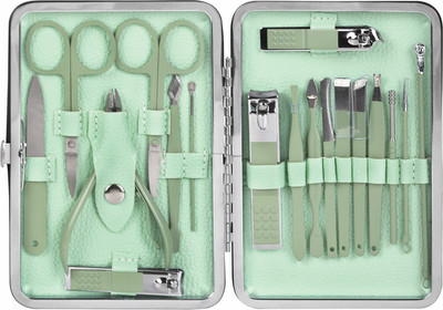 Набор для маникюра WBZ 18 в 1 / 609489 (зеленый)